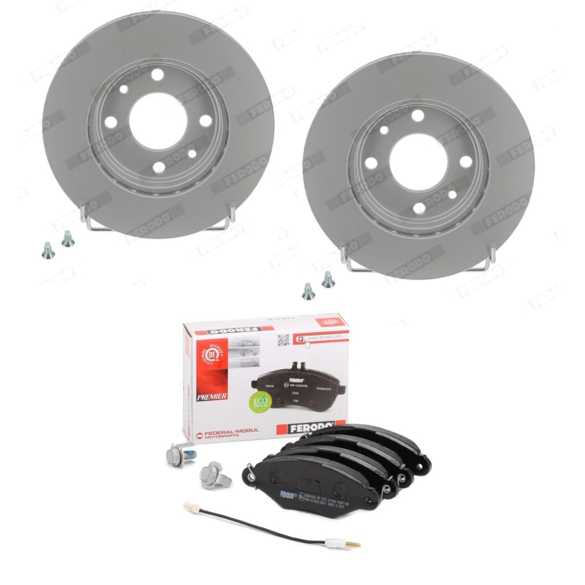 FERODO FRD3405N0035: Pidurikomplekt, ketaspidur Ø: 238mm, õhutusega
