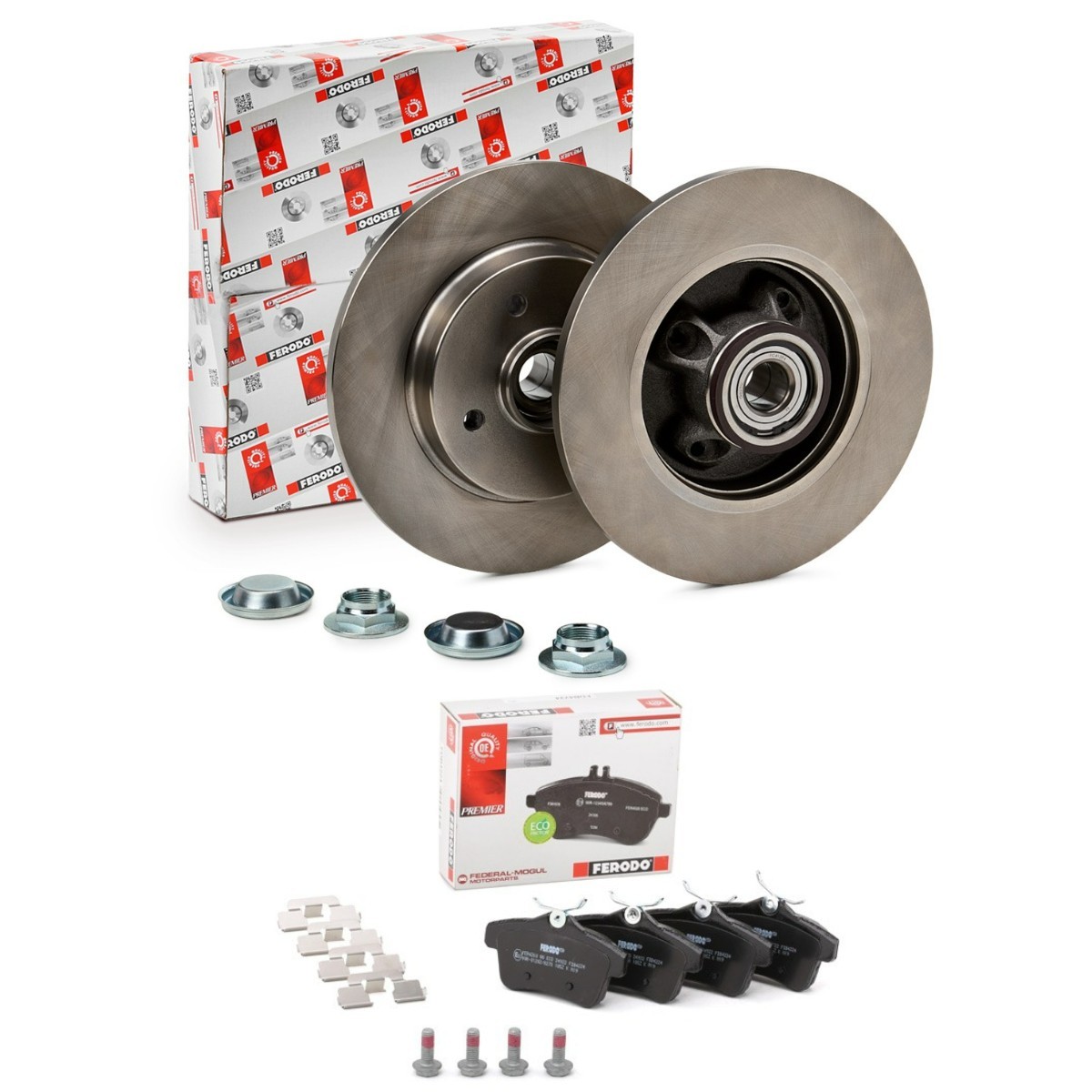 FERODO FRD3405N0055: Pidurikomplekt, ketaspidur Ø: 268mm, täis