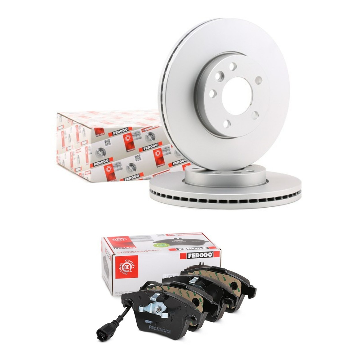FERODO FRD3405N0095: Pidurikomplekt, ketaspidur Ø: 308mm, õhutusega