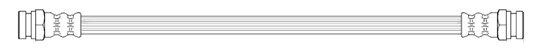 K&K FT8427: Furtun frana 200mm