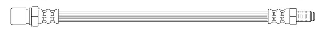 K&K FT8492: Furtun frana 406mm