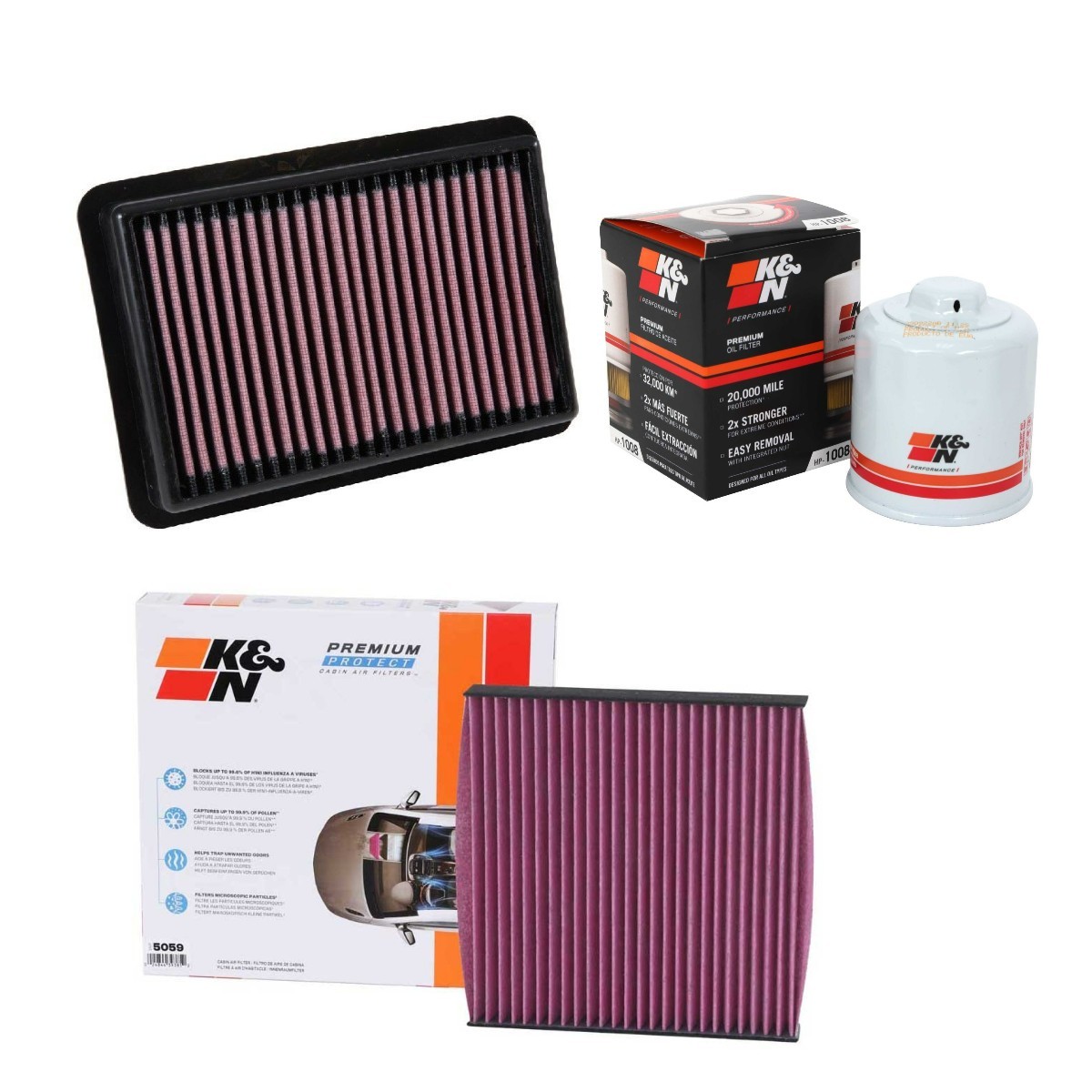 K&N Filters KNF4055N0003: Filter-komplekt