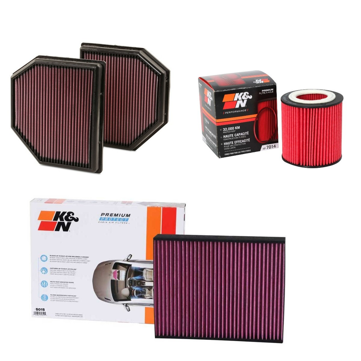 K&N Filters KNF4055N0016: Filter-komplekt