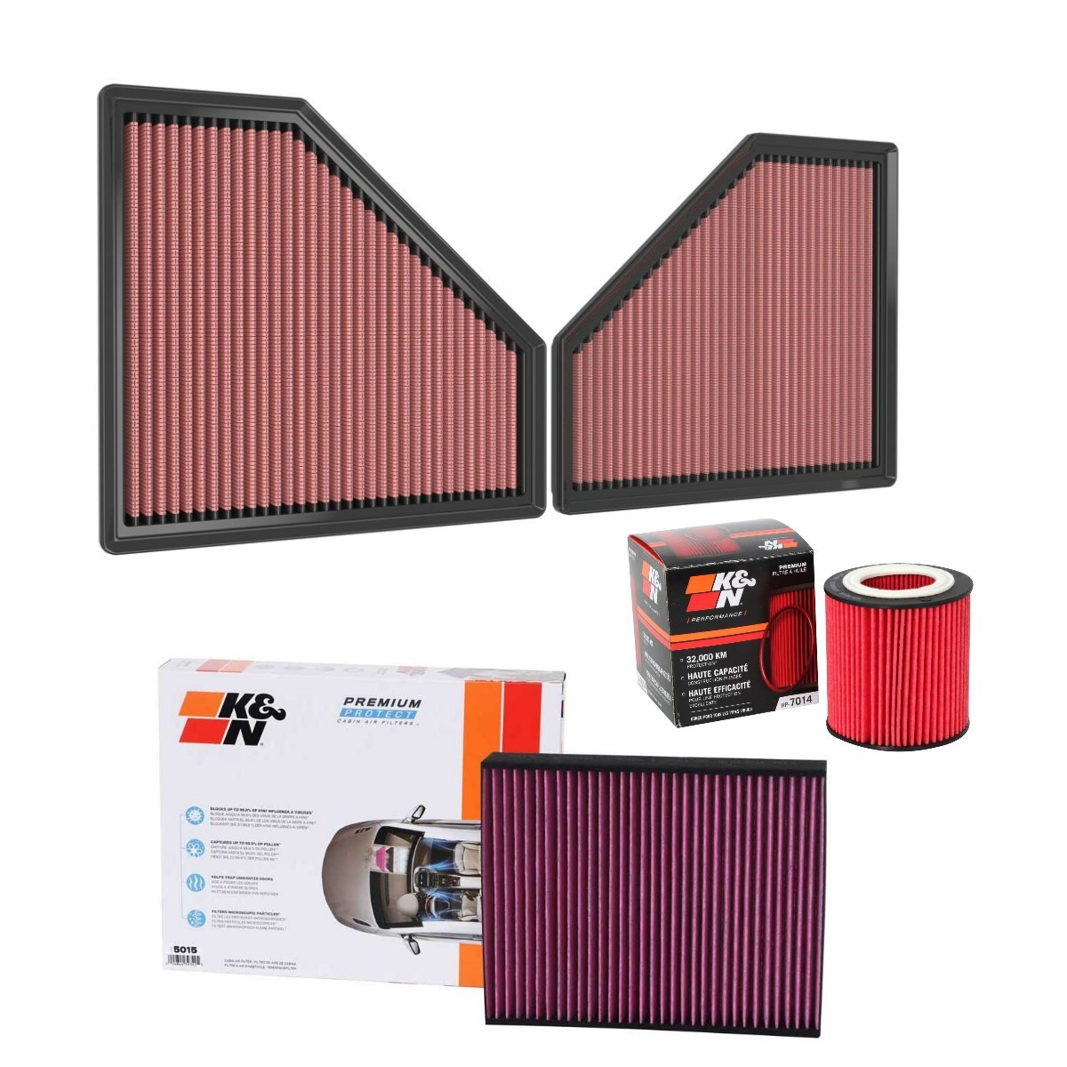 K&N Filters KNF4055N0017: Filter-komplekt
