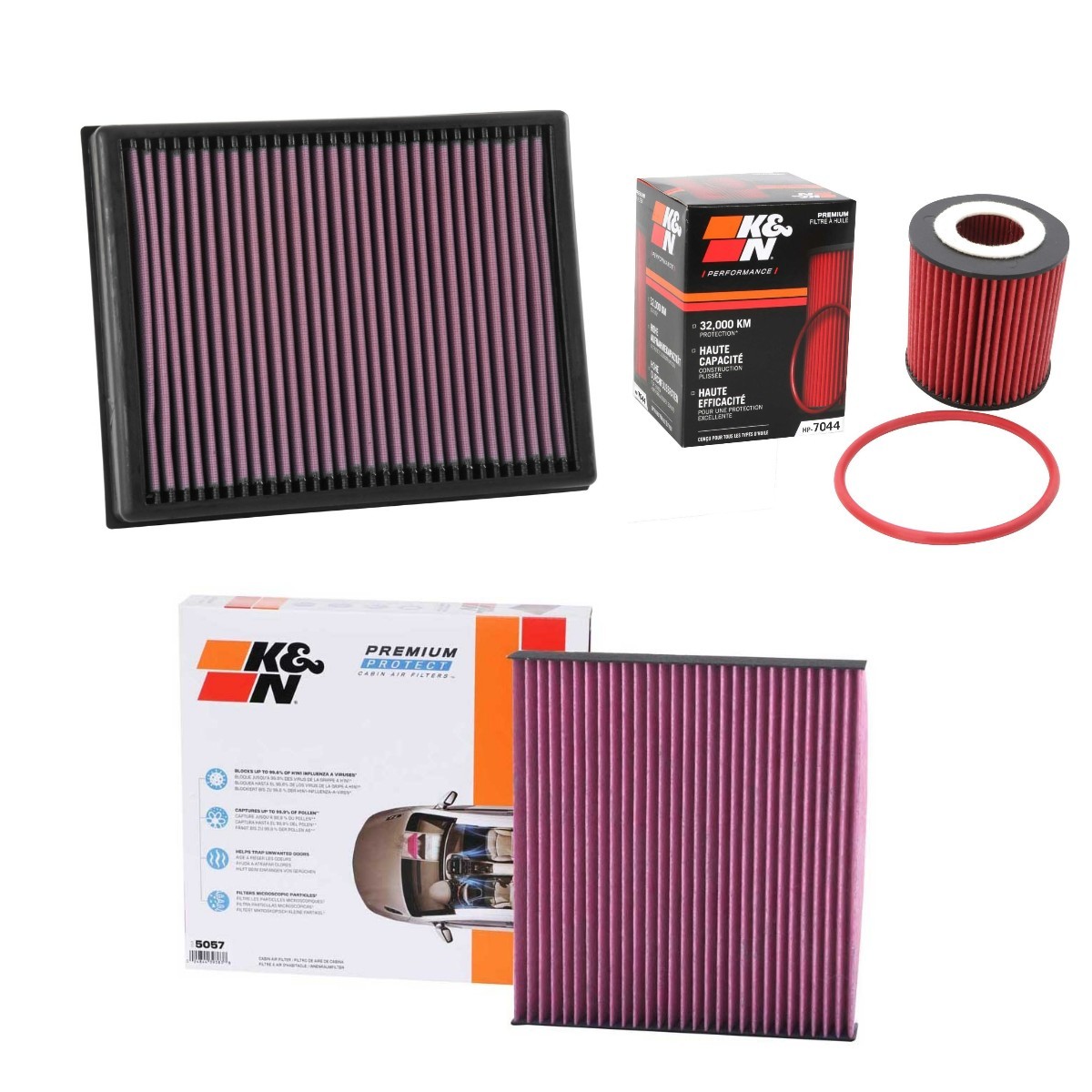 K&N Filters KNF4055N0021: Filter-komplekt