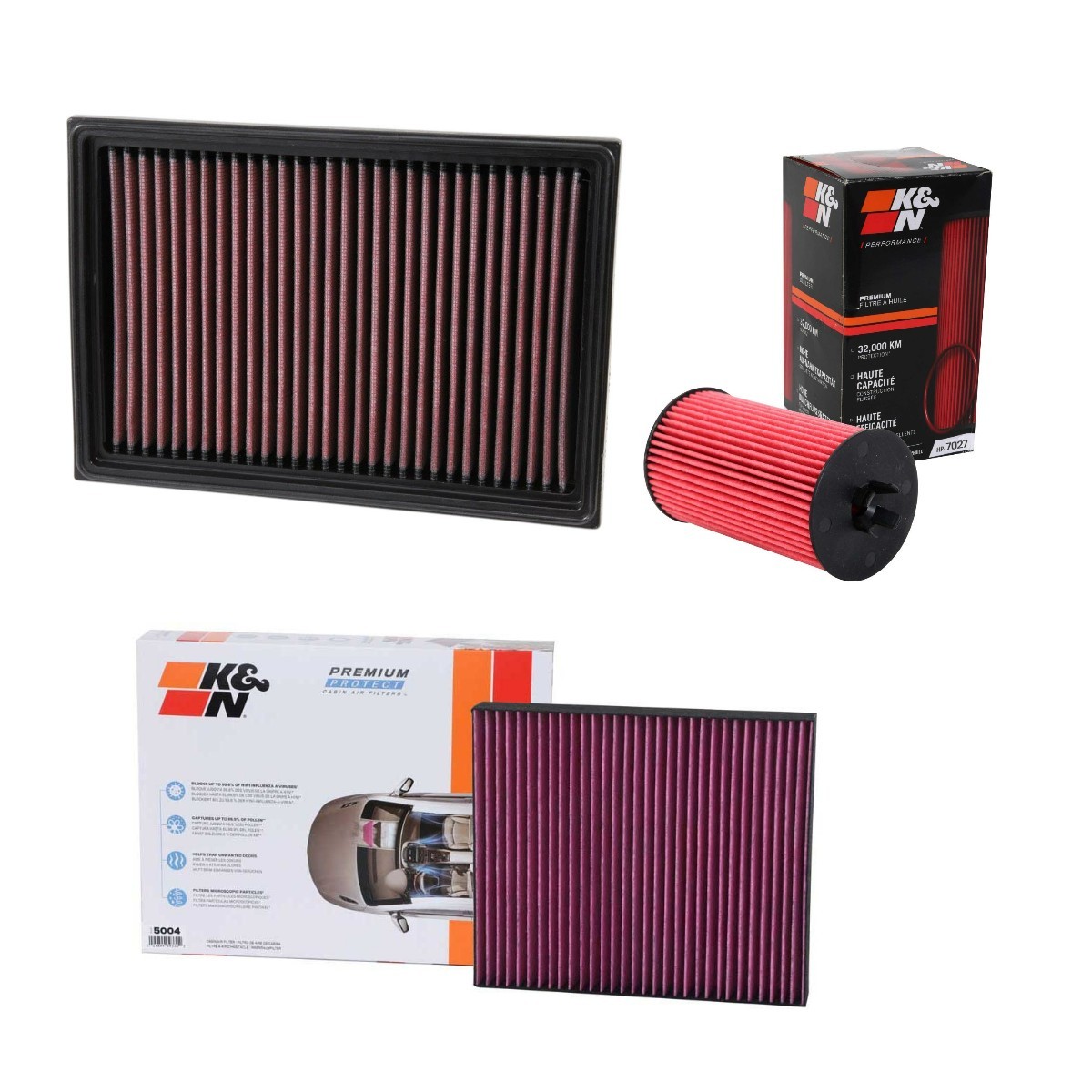 K&N Filters KNF4055N0041: Filter-komplekt