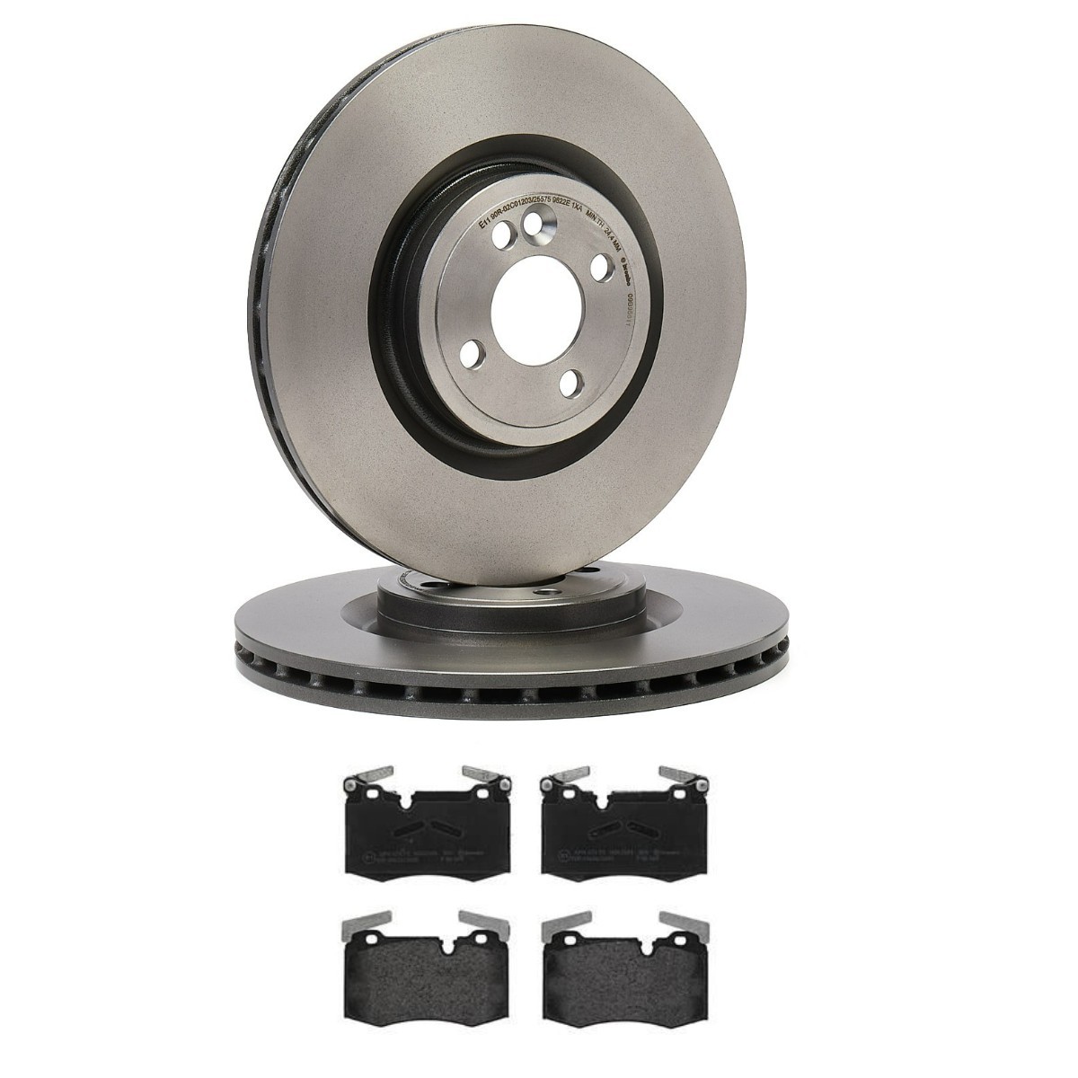 BREMBO BRB3405N0512: Set frana, frana disc Ř: 330mm, ventilat interior