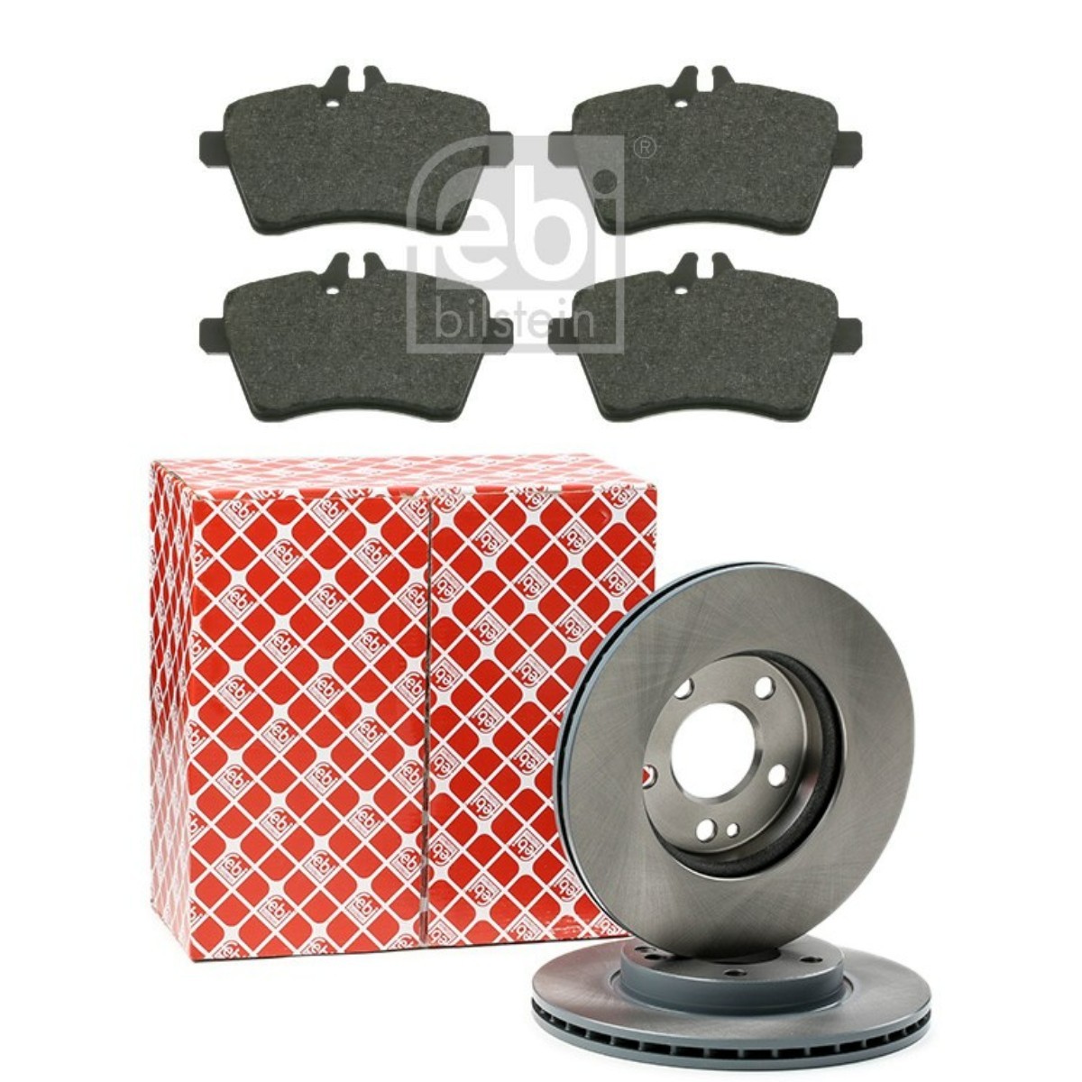 FEBI BILSTEIN FBL3405N0109: Kit de discos de freno y pastillas Eje delantero, Ø: 276mm, ventilación interna