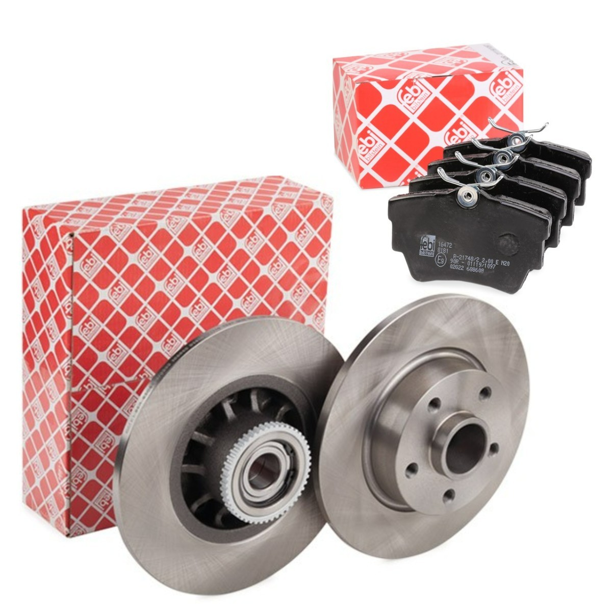 FEBI BILSTEIN FBL3405N0121: Pidurikomplekt, ketaspidur Tagasild, Ø: 280mm, täis