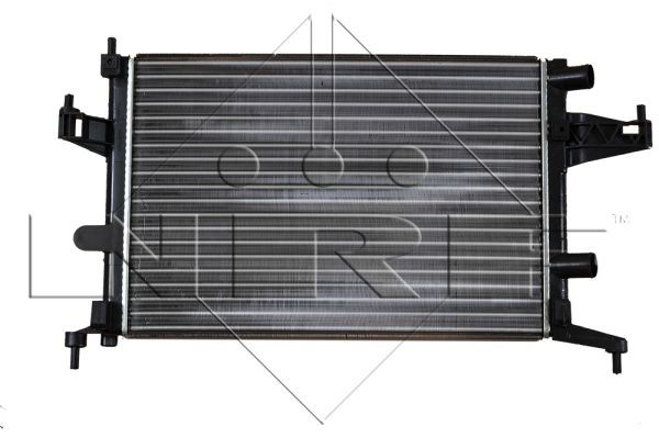 NRF 509596: Radiaator, mootorijahutus EASY FIT Alumiinium, koos kruvidega