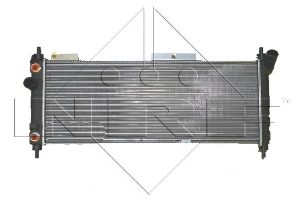 NRF 53631: Radiator, racire motor Aluminiu