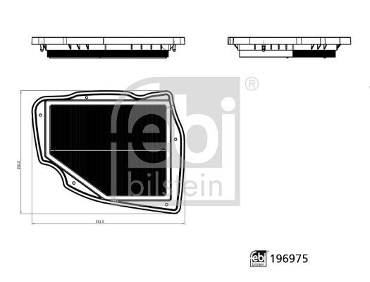 FEBI BILSTEIN 196975: Gaisa filtrs