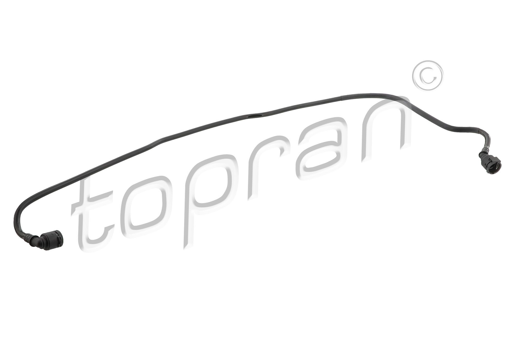 TOPRAN 504 495: Furtun radiator Radiator motor, cu cuplaje rapide, cu furtun de protectie