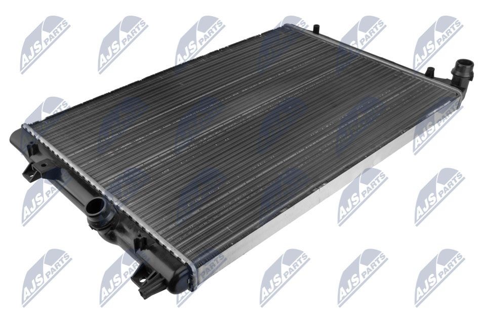 NTY CCH-VW-008: Radiaator, mootorijahutus Alumiinium