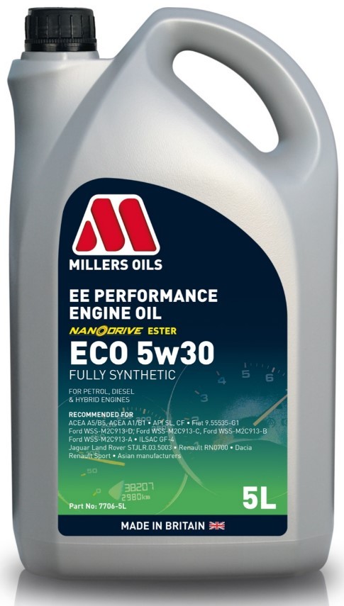 MILLERS OILS 7706-5: Mootoriõli 5l, 5W-30 EE Performance, ECO