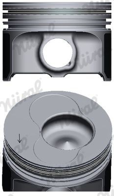 NÜRAL 87-114900-30: Piston pentru cilindrul 3, pentru cilindrul 4