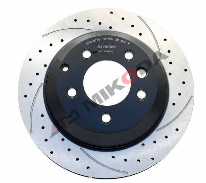 MIKODA 0290S: Piduriketas Ø: 330,0mm, piludega/augustatud, Ø: 330,0mm GT