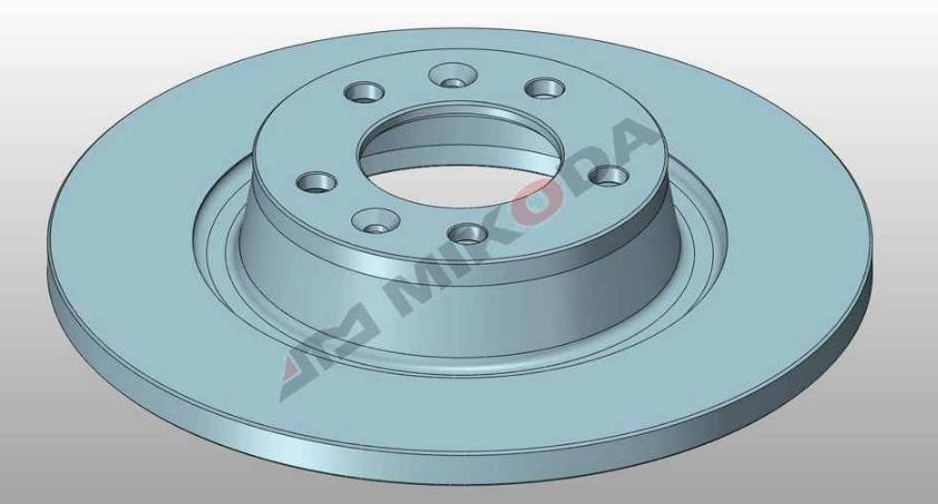MIKODA 0361: Piduriketas Ø: 290,0mm, täis, Ø: 290,0mm