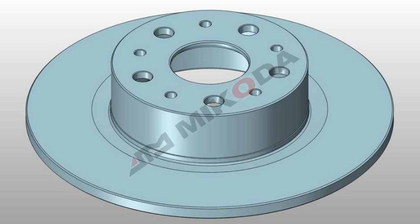 MIKODA 0363: Piduriketas Ø: 276mm, täis, Ø: 276mm