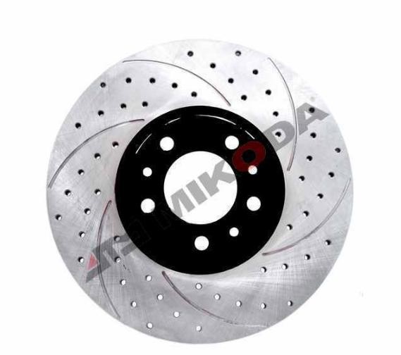 MIKODA 0576S: Piduriketas Ø: 304mm, piludega/augustatud, Ø: 304mm GT