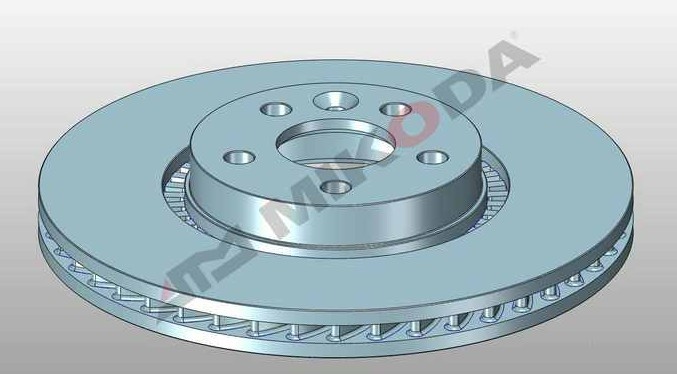 MIKODA 0756: Stabdžių diskas Ø: 300,0mm, ventiliuojama, Ø: 300,0mm
