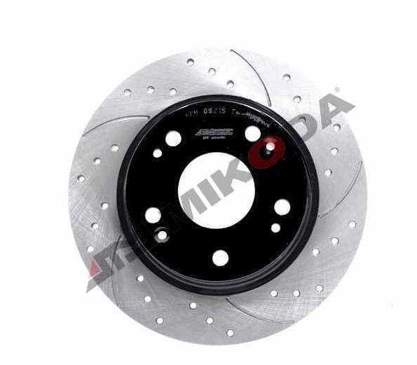 MIKODA 0821S: Piduriketas Ø: 260mm, piludega/augustatud, Ø: 260mm GT