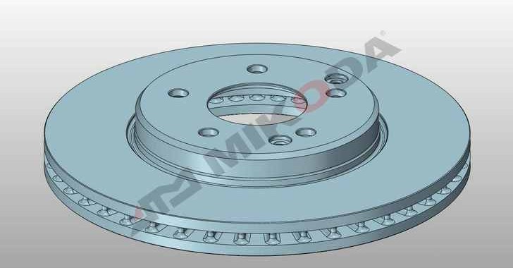 MIKODA 1425: Piduriketas Ø: 288mm, õhutusega, Ø: 288mm