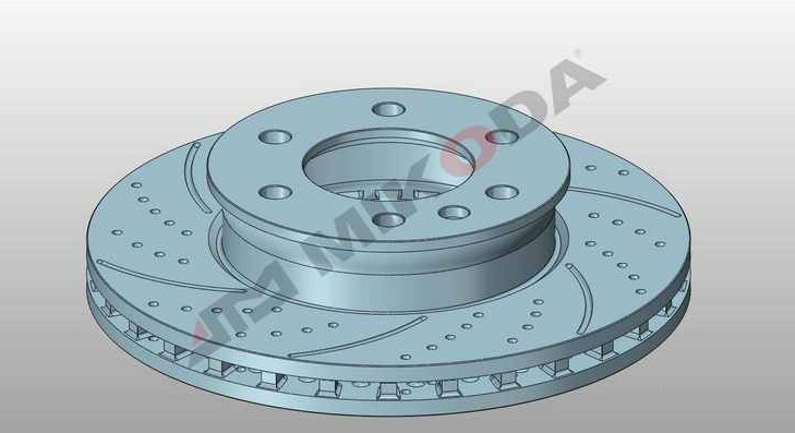 MIKODA 1462S: Piduriketas Ø: 300,0mm, piludega/augustatud, Ø: 300,0mm GT