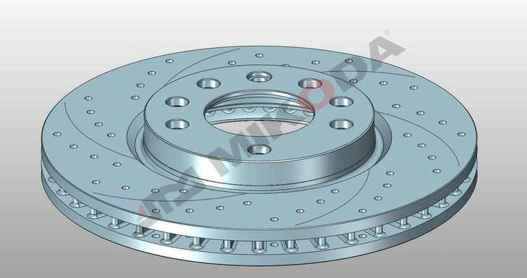 MIKODA 1656S: Disc de frână Ř: 278,0mm, cu fante/perforat, Ř: 278,0mm GT