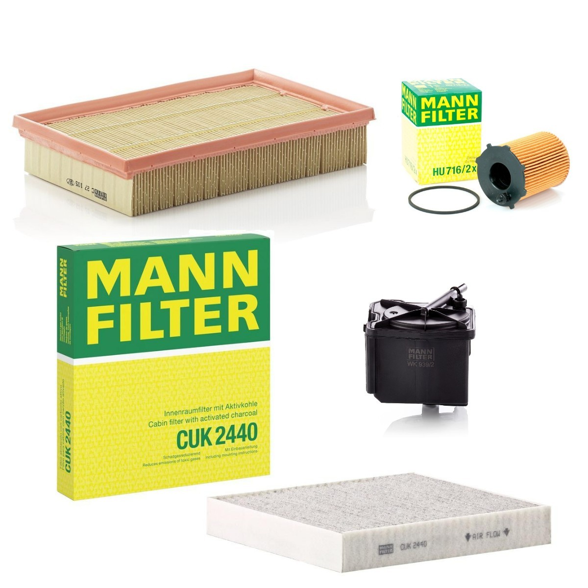 MANN-FILTER MNF4055N0165: Filter-komplekt