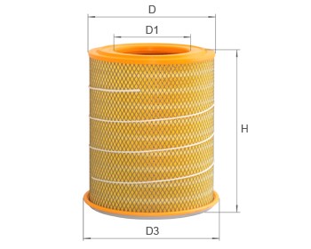 ALPHA FILTER AF0031: Õhufilter