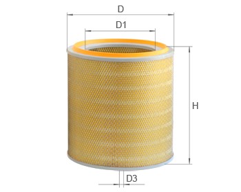 ALPHA FILTER AF0081: Luchtfilter