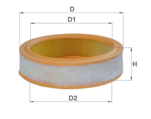 ALPHA FILTER AF0102: Gaisa filtrs