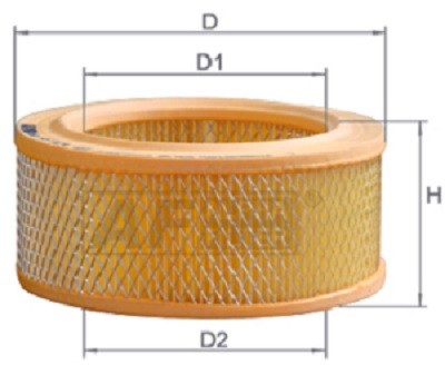 ALPHA FILTER AF0106: Oro filtras