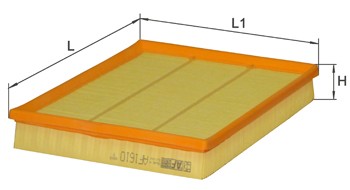 ALPHA FILTER AF1610: Õhufilter