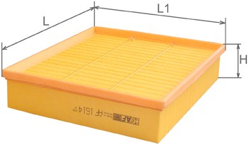 ALPHA FILTER AF1614: Oro filtras