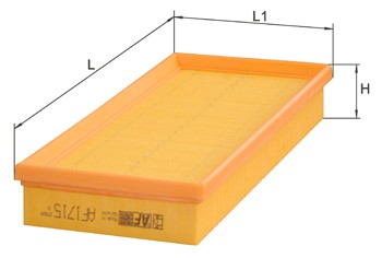 ALPHA FILTER AF1715: Vzduchový filter