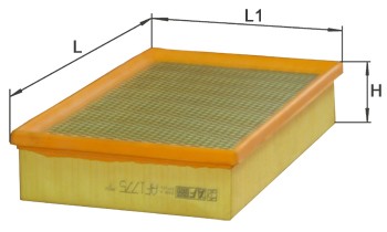 ALPHA FILTER AF1775: Õhufilter