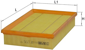 ALPHA FILTER AF1776: Õhufilter