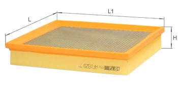 ALPHA FILTER AF1829S: Õhufilter
