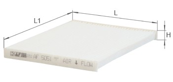 ALPHA FILTER AF5051: Filter, salongiõhk