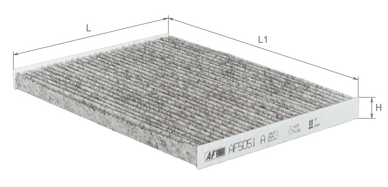 ALPHA FILTER AF5051A: Filtre d'habitacle