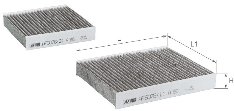 ALPHA FILTER AF5076A: Filter, salongiõhk
