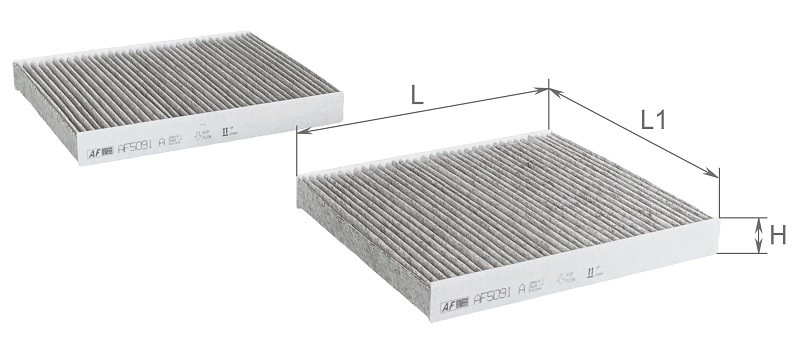 ALPHA FILTER AF5091A: Filter, salongiõhk