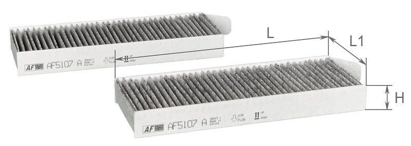 ALPHA FILTER AF5107A: Filter, salongiõhk