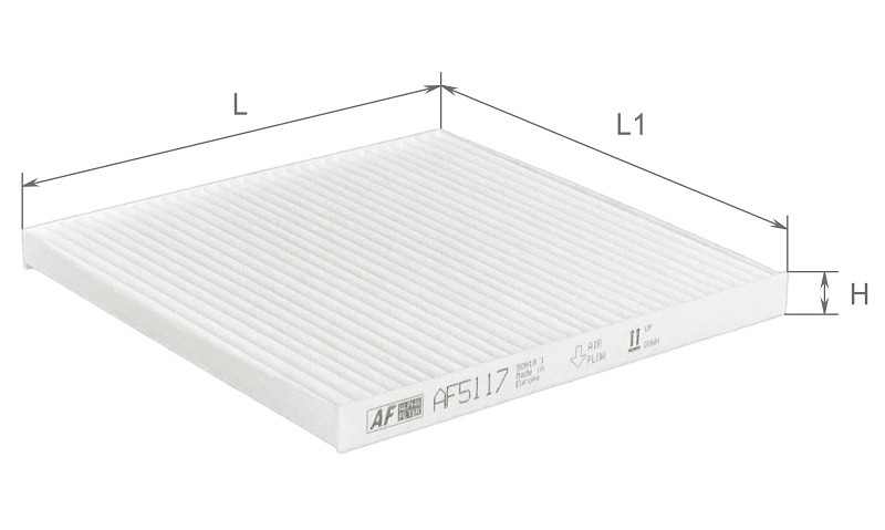 ALPHA FILTER AF5117: Filter, salongiõhk
