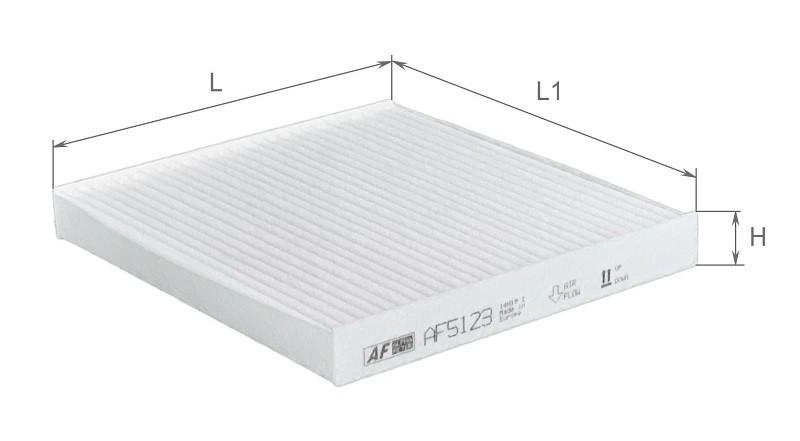 ALPHA FILTER AF5123: Filter, salongiõhk