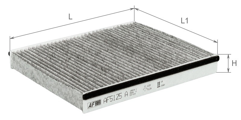 ALPHA FILTER AF5125A: Filter, salongiõhk