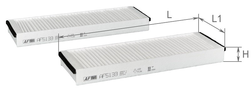 ALPHA FILTER AF5133: Filter, salongiõhk