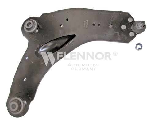 FLENNOR FL0937-G: Braccio oscillante, sospensione ruota Assale anteriore, Dx, Lamiera d'acciaio, con snodo portante/di guida, con cuscinetto in gomma